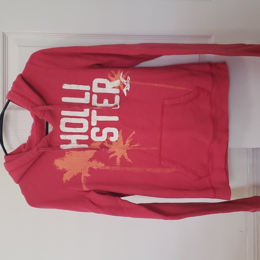Hollister, Medium, Pink Graphic Hoodie